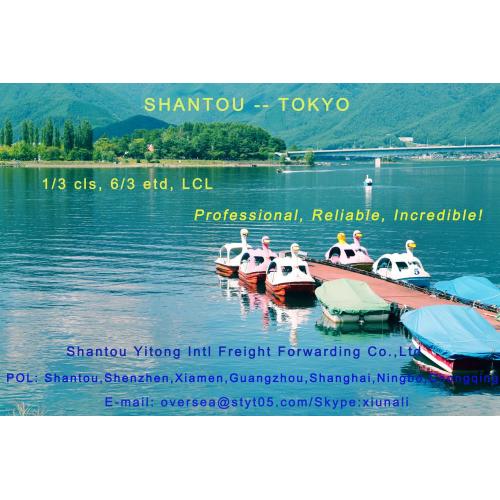 Consolidación de LCL envío desde Shantou a Tokio