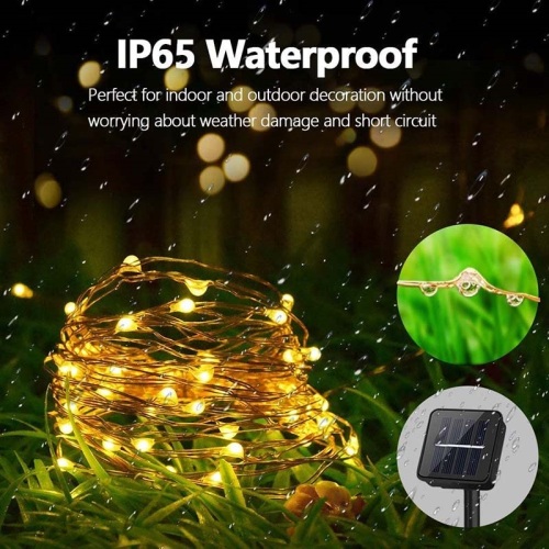 100 LED Solar Light Outdoor Lamp String Lights