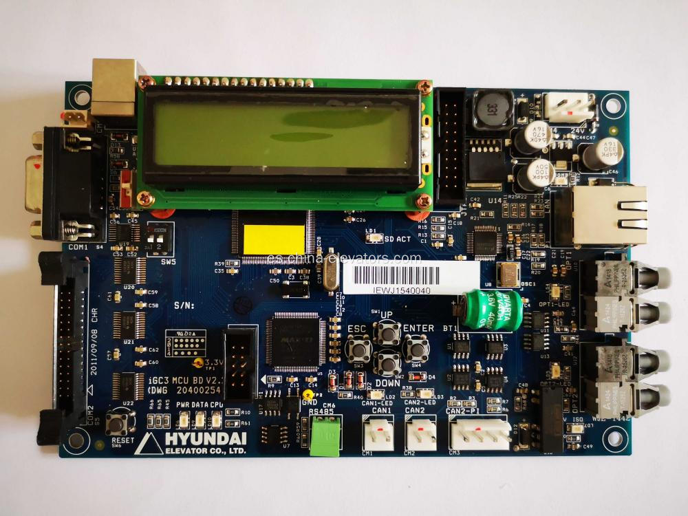 IGC3 MCU BD V2.2 / 20400254 para ascensores Hyundai