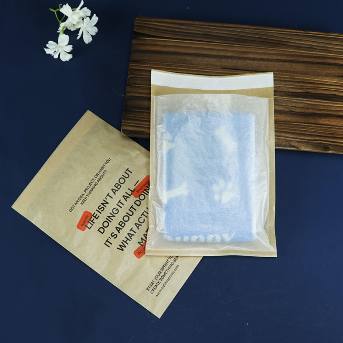 Kraft Glassine အထည်ချုပ်အိတ်များ