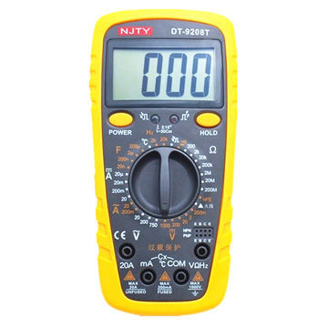 Digital multimeter with magnetic adsorption function and high performance/cost ratio