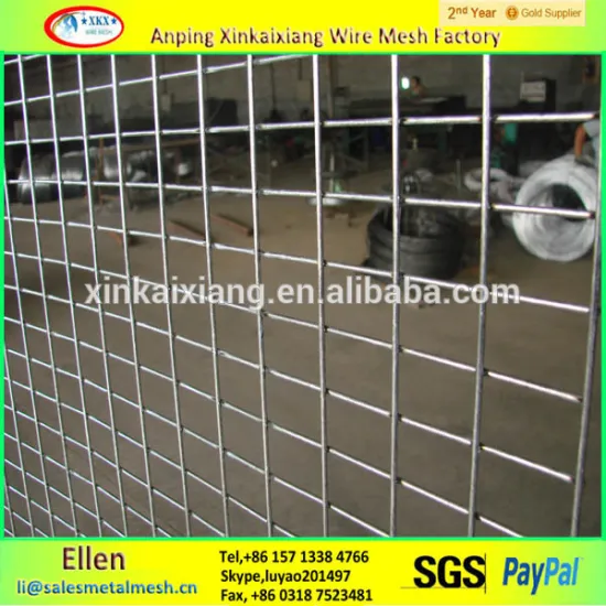 Hot-dipped/Electro galvanized Weled Wire Mesh made in China