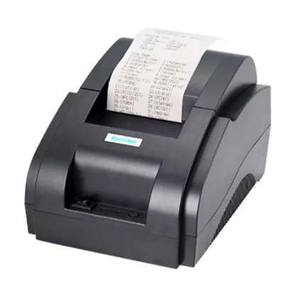 Xprinter 58IIH Portable Thermal Receipt Printer - Black, USB/Android/iOS Compatible