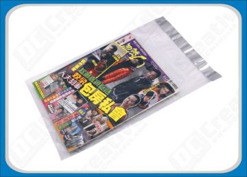 Custom Printed Poly Mailers Self-seal Transparent Poly Envelopes For Brochures , Catalogue
