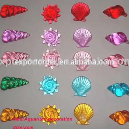 Plastic sea snail for Aquarium decoration