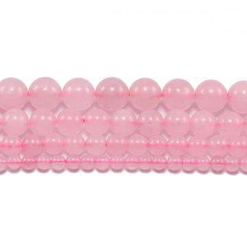 Craft Transparent Powder Rose Quartz Beads Jewelry Making