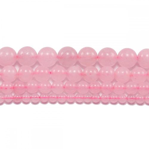 Craft Transparent Powder Rose Quartz Beads Jewelry Making