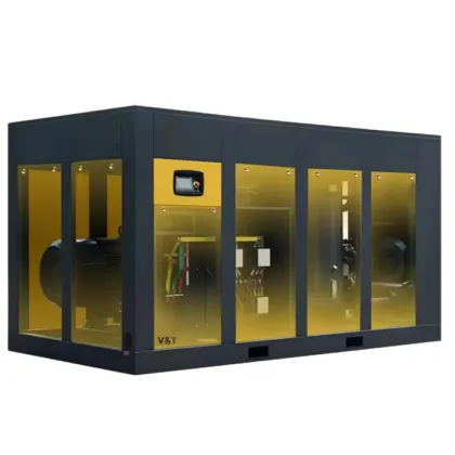 Fixed speed rotary screw compressor