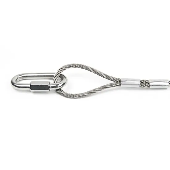 Adjustable Hook Cable Rope Clip Suspension Kit