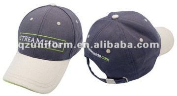 Promotion Letters Embroidery 100%Cotton Sports Cap&Casual HatSLC021