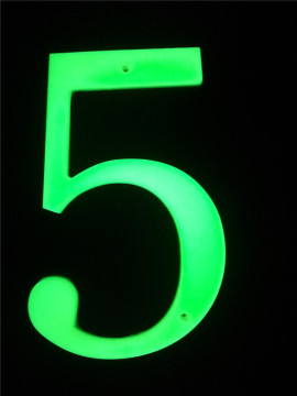 Realglow 3D Number 5