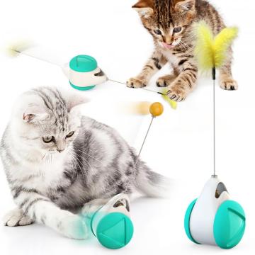 Haustier tediert Spielzeug für Katze