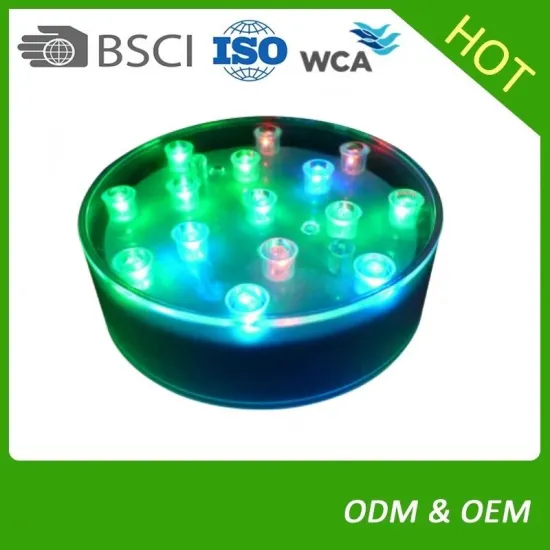 Hot Sale Superior Quality Uplighter Led Light Base For Centerpiece Decorative