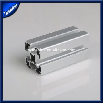 T slot aluminum extruded square groove profile