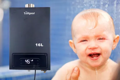 Secondary Energy Efficiency Balanced Gas Water Heater with Fashionable Design