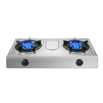 kitchen stove Stainless Steel Table 2 Burner Cooker gas cooktops