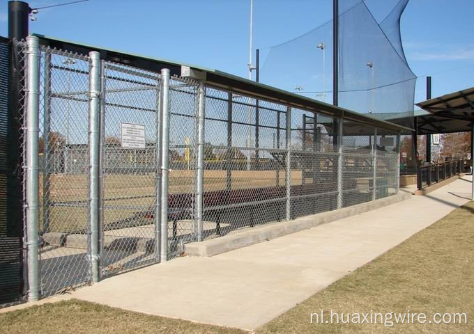 PVC gecoate ketting link hek voor woningtuin