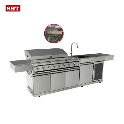 High Quality BBQ Grill Set Stainless Steel Outdoor Kitchen Cabinet Knobs