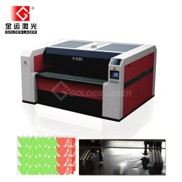 PU Rexine Deri İçin CO2 150W Çift Başlı Kesme Lazeri