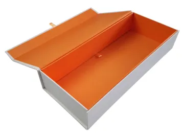 Bespoke Orange Collapsible Magnetic Gift Box