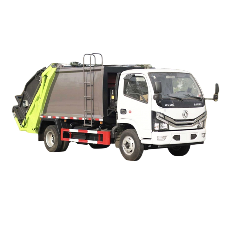 Dongfeng 6 cbm waste management compactor trash truck