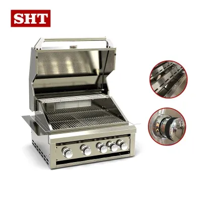 Outdoor Kitchen Portable Bulit-in BBQ Grill Kebab Gas Grills