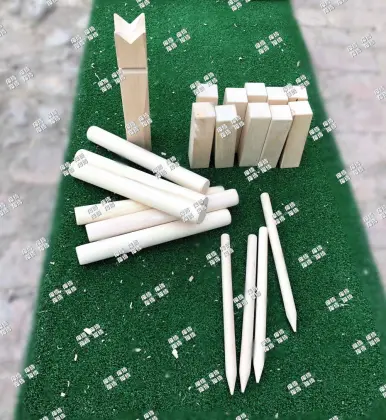 WOODEN GARDEN GAME---KUBB