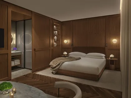 Foshan Modern 5 Star Hotel Bedroom Sets for Holiday Inn Express 4 Star Furniture