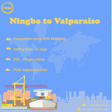 شحن المحيط من Ningbo إلى Valparaiso Chile