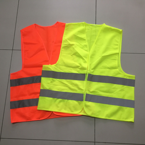 Polyster veiligheidsvest met reflecterende strip