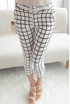 Wholesale 2016 The New Style Summer Thin Section Vertical Stripes Slim Leggings C7512