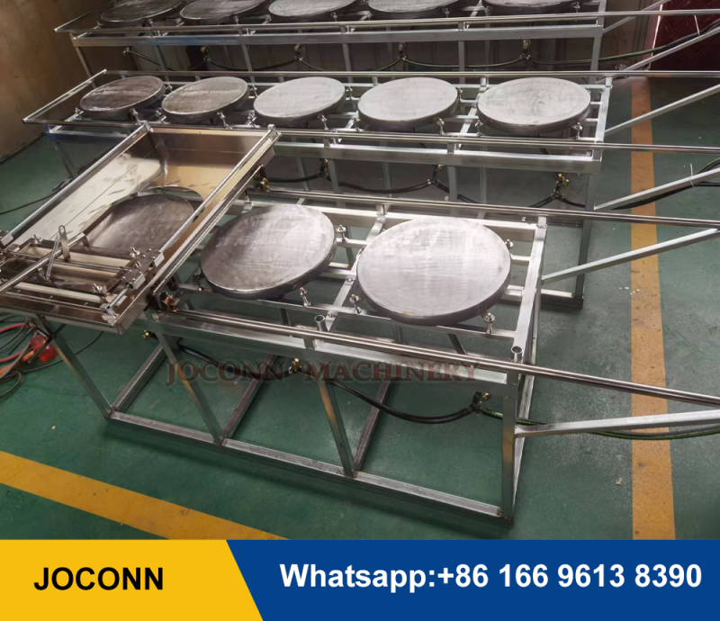 Hand-Push Gas Heating Roti and Tortilla Making Machine (40cm)