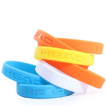 Cheap Promotional Gift Add Logo Silicone Bracelet