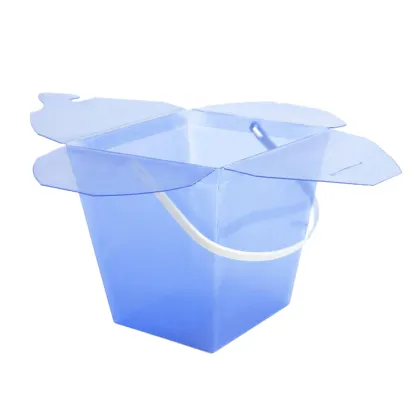 green luxury plastic gift and flower box