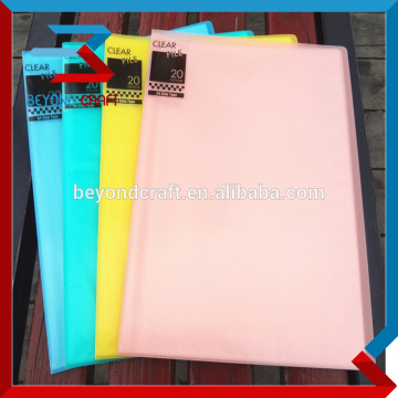 A4 Display Book Folder File File 20 Pockets