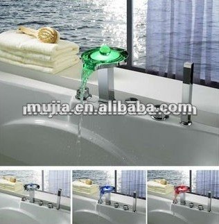 5 Holes Led Cheap Bathroom Faucet