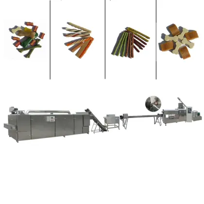 Full Automatic Chewy Pet Snack Maker Machine