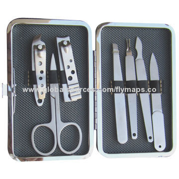 7 Pieces Manicure Tool Set, Made of High-quality Stainless Steel Material