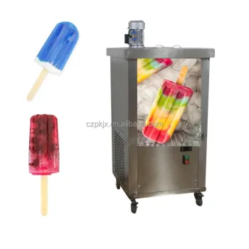 China Automatic Commercial Ice Lolly Machine with 1 Mold Popsicle Machine