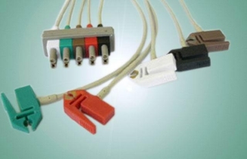 HP 5-lead ecg cable leadwires