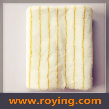 Decorative paint roller material fabric in rollers
