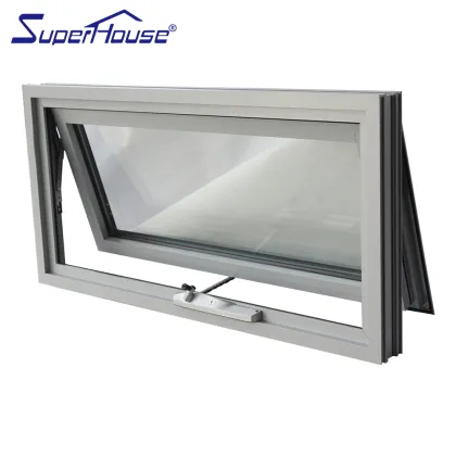 Commercial Glass Soundproof Awning Windows