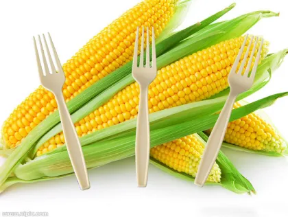 Compostable pla tableware , Cpla compostable flatware with BPI