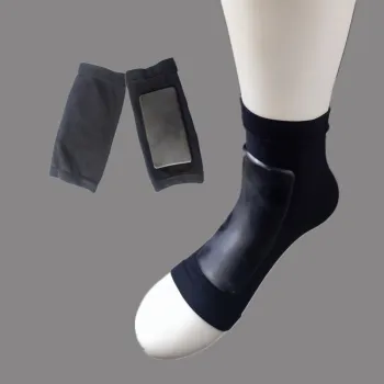 Elastic Ankle Heel Protection Sock with Compression Padding