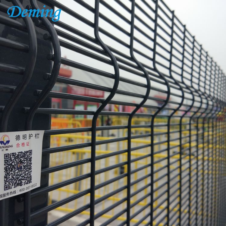 PVC Coated Prison Anti Climb Metal Fence Panels