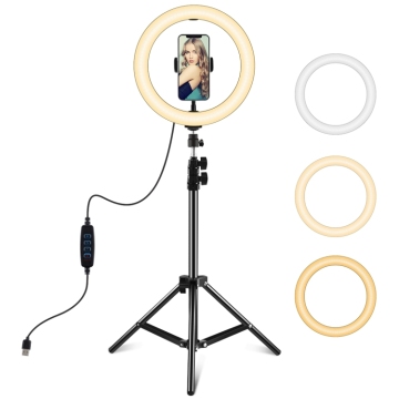 PULUZ 10.2 inch 26cm LED Ring Light with 1.1m Tripod - High Quality Fast Shipping