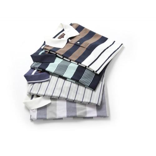 MEN'S YARN DYE RIB COLLAR GOLFERS