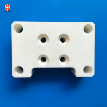 Pezzo di blocco ceramico ad alta temperatura in ossido di alluminio