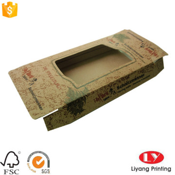 Earphone Packaging Kraft Paper Box with Window