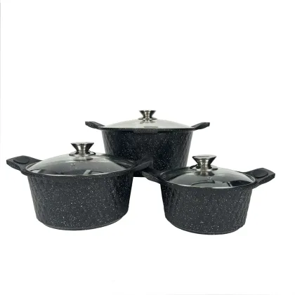 Diecast Aluminium Casserole Set with Silicone Protectors
